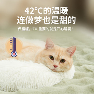 喵丽丝 猫窝冬季保暖超大狗窝冬天睡觉用猫咪感垫子四季通用多猫家庭 宠物软垫（颜色） XS-直径30cm