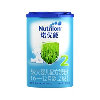 Nutrilon 诺优能 牛栏/爱尔兰进口 较大婴儿奶粉2段 900g荷兰乳糖