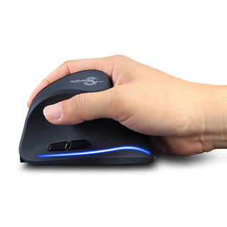 掌握者垂直立式2.4G无线蓝牙多模鼠标可充电式便携创意办公游戏手持握立设计笔记本台式电脑人体工程学绘图