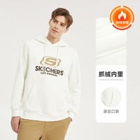 SKECHERS 斯凯奇 23年新款秋冬季男女同款连帽保暖卫衣情侣款卫衣