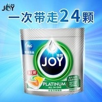 PLUS会员：JOY 洗碗机专用四腔洗碗凝珠 24颗