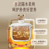 Bear 小熊 电炖锅煲汤全自动家用白瓷0.8L隔水炖煲汤锅预约煮粥神器锅