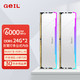 GeIL 金邦 巨蟹DDR5内存条台式机电脑马甲条 48G(24GX2)套装 6000灯条白色CL40