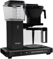 Technivorm Moccamaster Moccamaster KBG Select 过滤咖啡机，1.25升，1520W，哑光黑