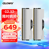 GLOWAY 光威 32GB(16GBx2)套装 DDR5 6000 台式机内存条 龙武系列 海力士M-die颗粒 CL30