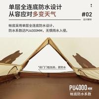 牧高笛 MOBI GARDENLineFriends联名款帐篷户外露营便携家庭帐篷