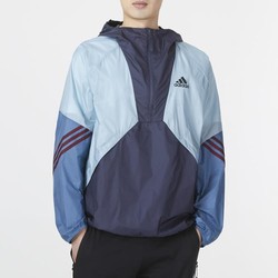 adidas 阿迪达斯 连帽男装舒适耐磨外套健身运动户外风衣偏大一码