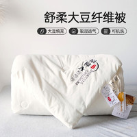 MUJI 無印良品 无印良品被子冬天 双人学生宿舍居家被芯被褥秋冬被 无染大豆被 200*230cm约6斤