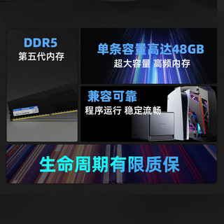 达墨 普条 台式内存条 DDR5 4800 台式机内存条 16GB/24GB/32GB/48GB 16GB海力士