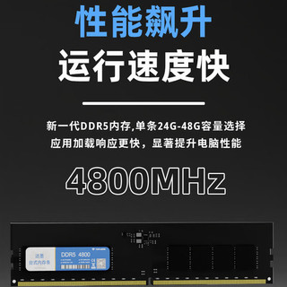 达墨 普条 台式内存条 DDR5 4800 台式机内存条 16GB/24GB/32GB/48GB 16GB海力士