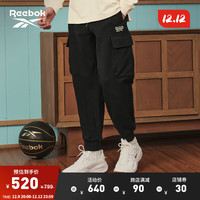 Reebok 锐步 男女同款经典复古美拉德工装风休闲针织长裤 23FRC653UGH0 A/2XL