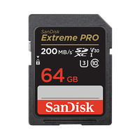 SanDisk 闪迪 sd卡64g/128g/256g 高速单反相机内存卡摄像机存储卡
