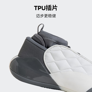 adidas阿迪达斯哈登同款7代男子签名版中帮专业篮球鞋IE9257 米白/粉白/灰 40(245mm)