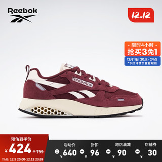 Reebok锐步男女CL LEATHER HEXALITE复古运动休闲跑鞋 100034171 美码:5 中国码:36