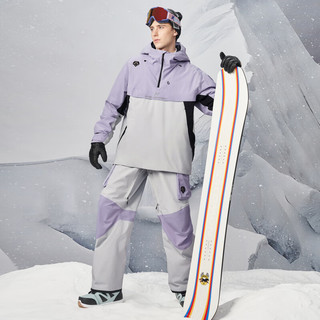 DESCENTE迪桑特SNOWBOARD系列男女同款滑雪服冬季 PP-PURPLE L(175/96A)