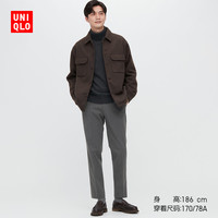 UNIQLO 优衣库 男装 HEATTECH修身长裤(聪明裤休闲商务 短款)452538