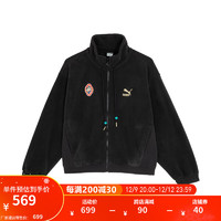 彪马（PUMA） 女子休闲摇粒绒拉链外套 BZ TOH JACKET 625838 黑色-01 S(155/80A)