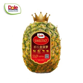 Dole 都乐 菲律宾无冠金菠萝 新鲜水果凤梨 黄金酸甜比 1只装 MAX金菠萝 单果1600g
