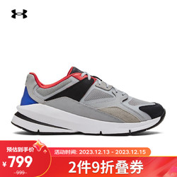 UNDER ARMOUR 安德玛 UNDERARMOUR）Forge 96'明星同款'男女运动休闲鞋老爹鞋3027718 灰色100 36