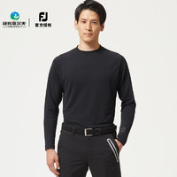 FOOTJOY 高尔夫服装男士长袖T恤新款 秋冬防风保暖内衣打底衫 FJ长袖衫 89015 黑色 M