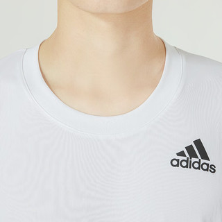 阿迪达斯 （adidas）短袖男装 冬季跑步篮球训练运动服户外圆领舒适透气T恤衫 HP1999/速干偏大/AEROREADY科技 XS/170/88A