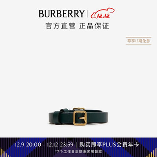 博柏利（BURBERRY）【秋冬】腰带女 皮革 B 字型双扣环腰带80779891