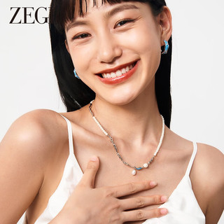 ZEGL设计师海洋印迹系列珍珠项链女轻奢小众高级感2023锁骨链 海洋印迹锁骨链