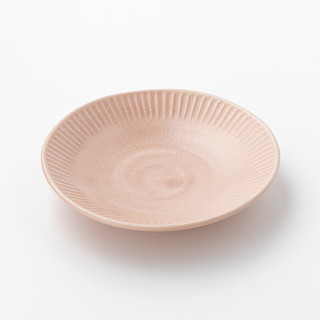 NITORI宜得利家居 家用陶瓷餐具简约餐具 超轻量餐具 粉红 12cm超轻量小盘