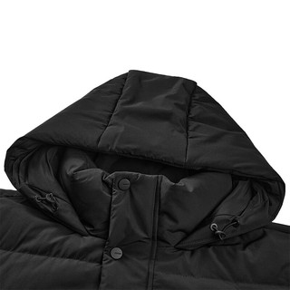 斯凯奇（Skechers）运动羽绒服男女短款冬季加厚户外立领外套防风保暖棉服 碳黑 M
