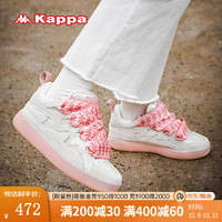KAPPAkappa卡帕樱花粉面包鞋子女鞋秋加厚休闲运动鞋软底板鞋 樱花粉/稀缺版 39