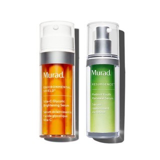 Murad 慕拉得 视黄醇a醇精华0.3% 黄金VC双管精华液焕亮紧致 香港仓发货