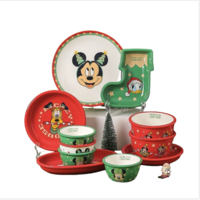KAWASIMAYA 川岛屋 迪士尼圣诞联名款 陶瓷餐具套装 9件套