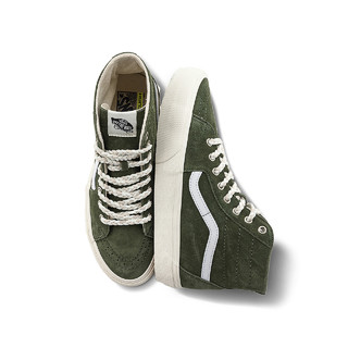 VANS 范斯 CLASSICS系列 Sk8-hi Tapered Vr3 中性运动板鞋 VN0009Q0KFR 绿色 39