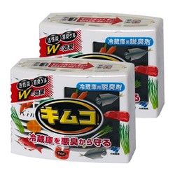 KOBAYASHI 小林制药 冰箱除味剂进口活性炭去异味冰箱除味盒冷藏室用113g*2盒装