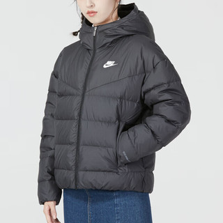 耐克（NIKE） 女装 运动服保暖防风舒适时尚外套连帽服夹克 DQ5904-010/轻盈锁温/热推款 S(155/80A)