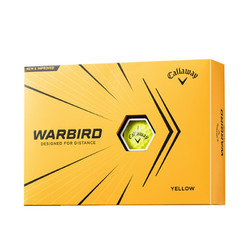 Callaway 卡拉威 日本直邮卡拉威高尔夫球双层球WARBIRD 2.0 远距离黄色球（12颗/盒）