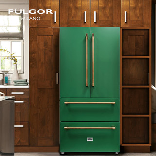 FULGOR福戈米兰Fulgor Milano法式冰箱FM-575W FDR- GN四门冰箱家用超大容量575L 绿色