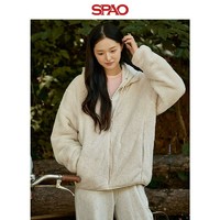 SPAO 韩国同款2023年秋冬新款女士保暖摇粒绒外套SPFZD4TU01