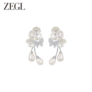 ZEGL都市涂鸦耳夹女无耳洞小众设计感气质高级感时尚简约耳骨夹 都市涂鸦耳夹