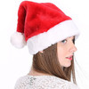 美青（MEIQING）圣诞帽圣诞节装饰头饰成人儿童圣诞装饰品帽子圣诞老人道具 厚毛绒经典款圣诞帽