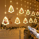 JIN DIAN GUANG NIAN 京典光年 圣诞节装饰 星星灯串房间窗帘灯氛围  皮线USB遥控暖白 4.5v