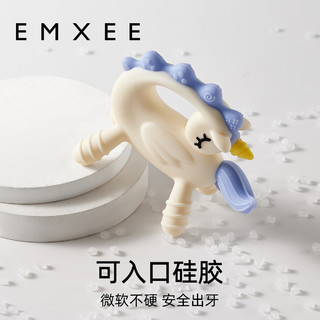 EMXEE 嫚熙 婴儿牙胶0-6个月3小月龄口欲期玩具防吃手磨牙棒宝宝安抚咬胶