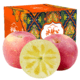  阿克苏苹果 新疆冰糖心苹果 含箱10斤特大果 果径80-85mm 平安果　