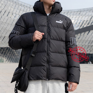 彪马（Puma）男装 冬季运动服户外出行保暖时尚防风舒适羽绒服外套 676032-01 XL(185/104A)