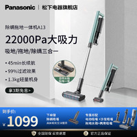 Panasonic 松下 吸尘器家用大吸力无线吸尘器酒店车载除螨吸拖擦地一体机A13
