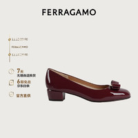 菲拉格慕（Ferragamo）女士红色牛皮革高跟鞋 0768777_1D _ 70