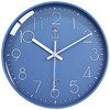 POLARIS 北极星 挂钟客厅家用时钟现代简约轻奢挂钟时尚智能钟表 2536蓝色石英款