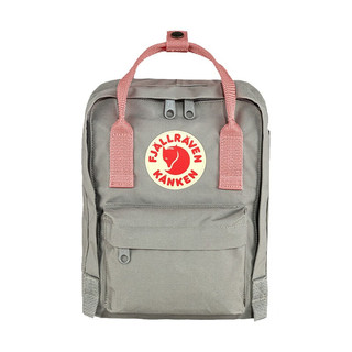 北极狐 FJALLRAVEN北极狐双肩包 出游书包户外旅行小书包ipad包23561 021-312雾灰/桃粉 7L