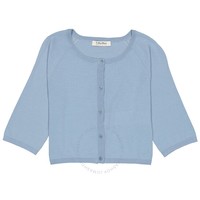 Max Mara 浅蓝色 Giochi 短袖棉质短开衫