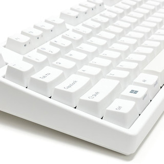 斐尔可filco 104键双模圣手三代机械键盘蓝牙5.1版)有线双模版 Cherry MX轴游戏键盘 纯白色 红轴